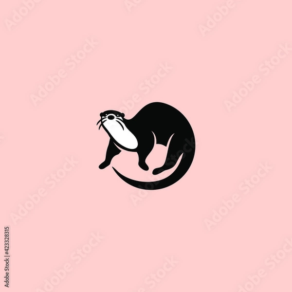 Obraz otter logo icon design vector illustration