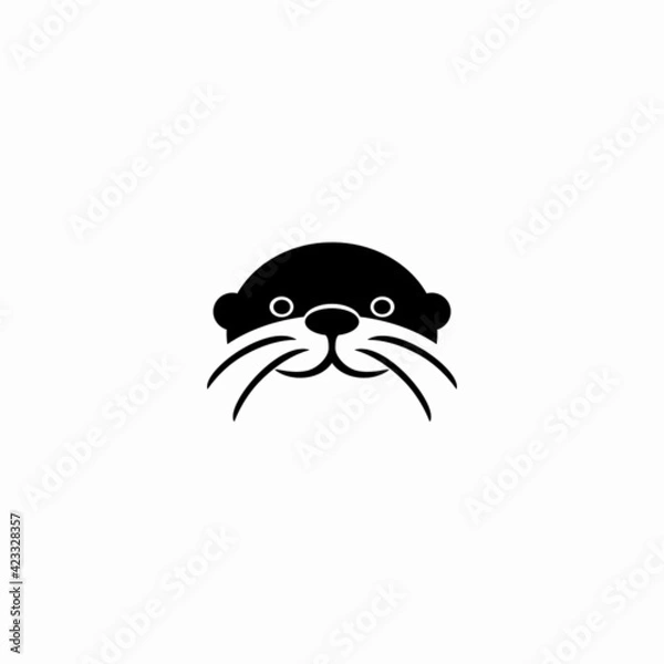 Obraz otter logo icon design vector illustration