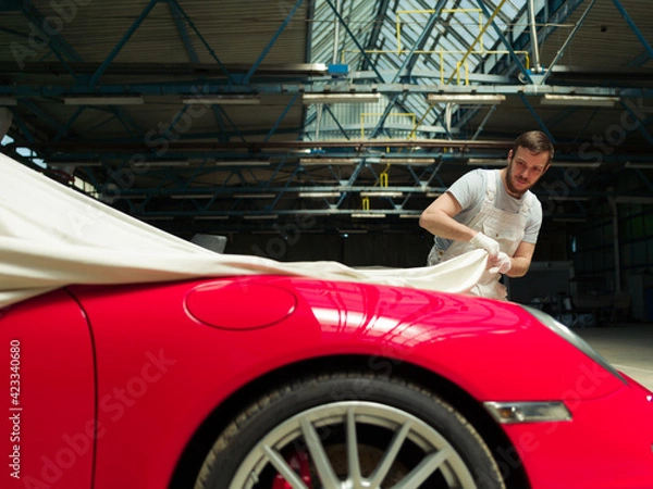 Obraz Classic car garage