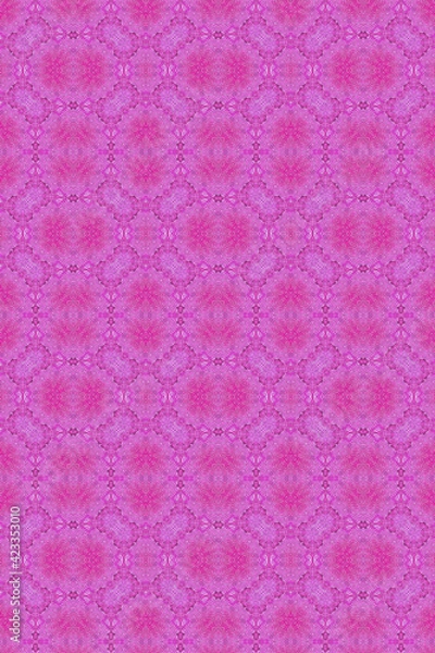 Fototapeta モザイク技法による幾何学的な模様のデザイン