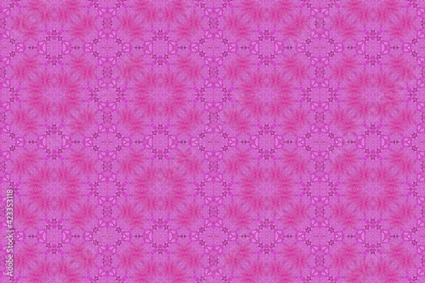 Obraz モザイク技法による幾何学的な模様のデザイン