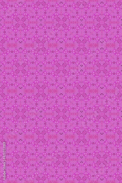 Obraz モザイク技法による幾何学的な模様のデザイン