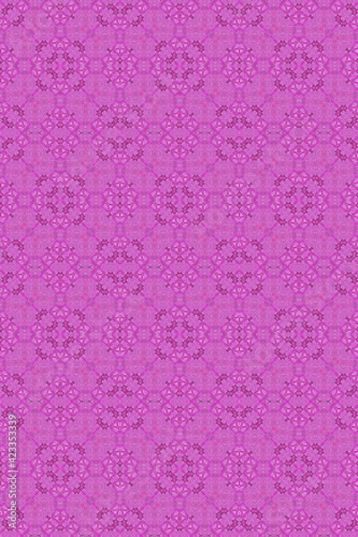 Fototapeta モザイク技法による幾何学的な模様のデザイン