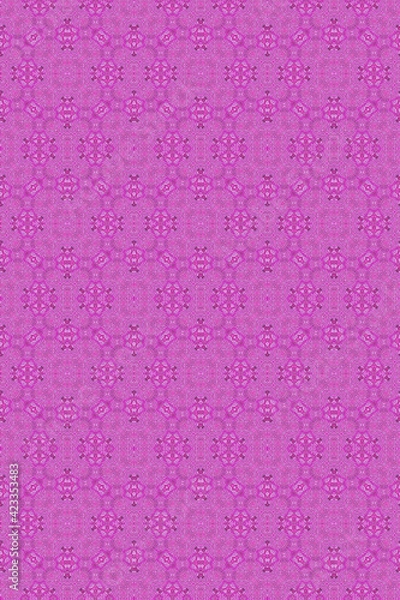 Obraz モザイク技法による幾何学的な模様のデザイン