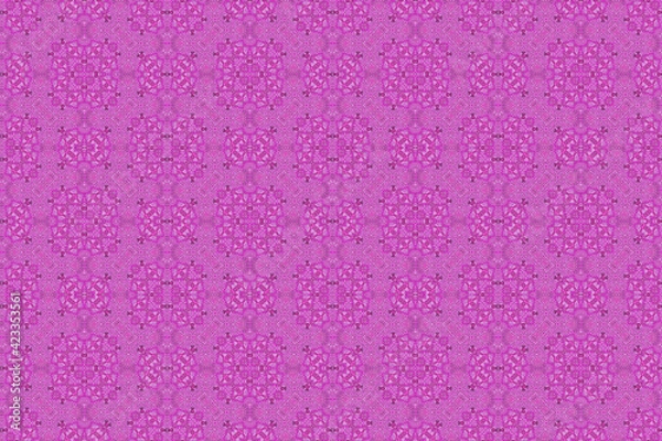 Obraz モザイク技法による幾何学的な模様のデザイン