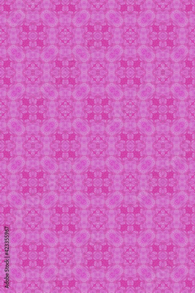 Obraz モザイク技法による幾何学的な模様のデザイン