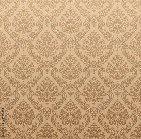 Obraz Seamless damask pattern