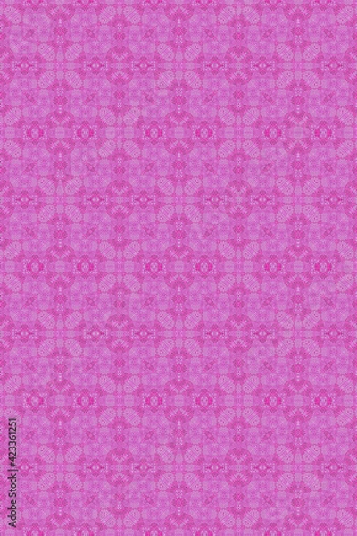 Obraz モザイク技法による幾何学的な模様のデザイン