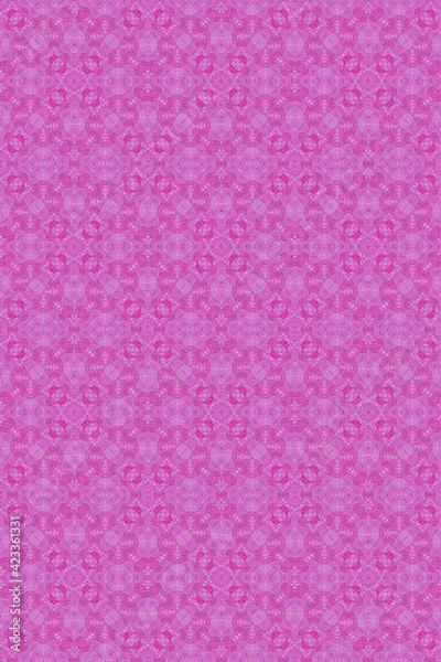 Obraz モザイク技法による幾何学的な模様のデザイン