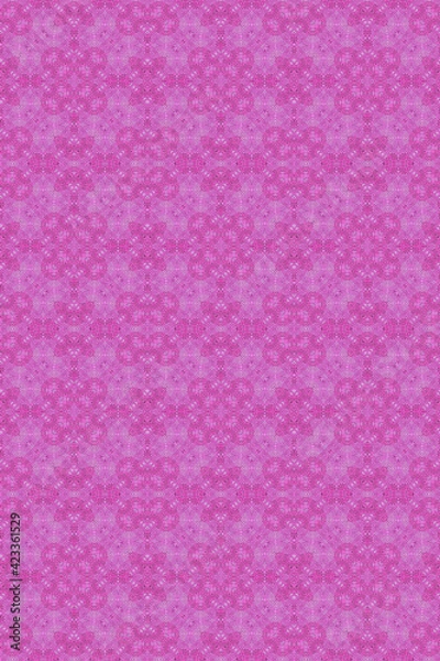 Obraz モザイク技法による幾何学的な模様のデザイン