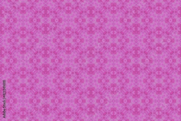 Obraz モザイク技法による幾何学的な模様のデザイン