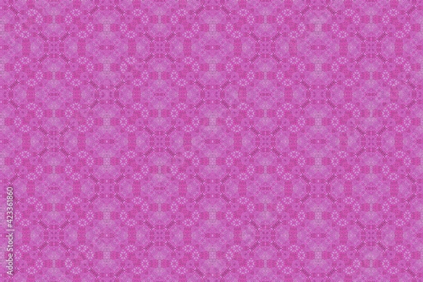 Obraz モザイク技法による幾何学的な模様のデザイン