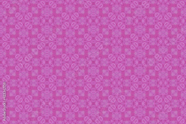 Obraz モザイク技法による幾何学的な模様のデザイン