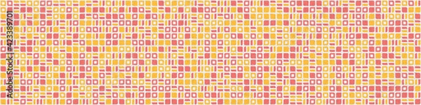 Fototapeta Abstract Geometric Pattern generative computational art illustration