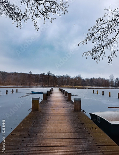 Obraz Winterliche Seelandschaft