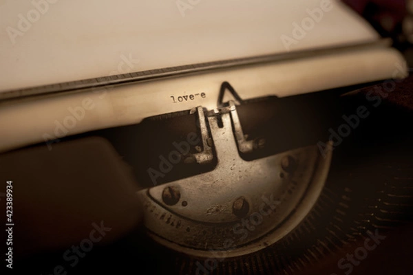 Obraz alte Schreibmaschine