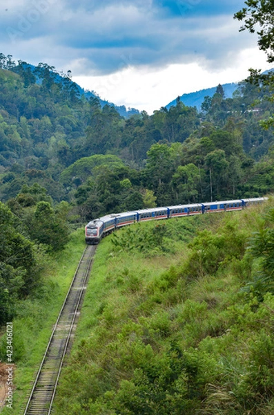 Obraz Railway in the mountains