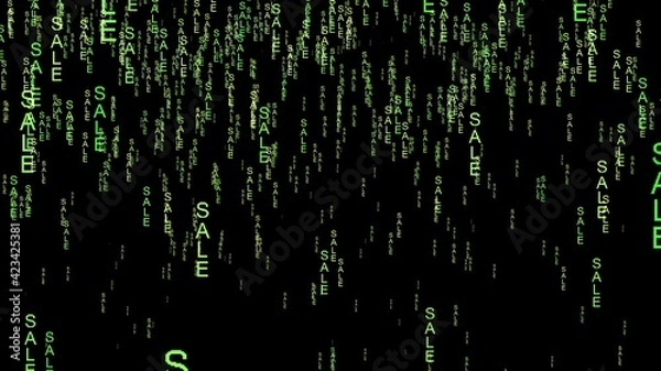 Fototapeta Sale computing data code on the web