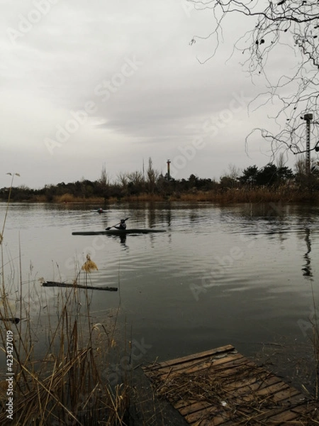Obraz boats on the river