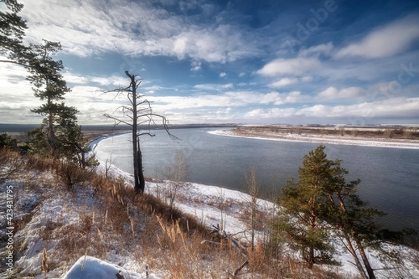 Obraz landscape with river