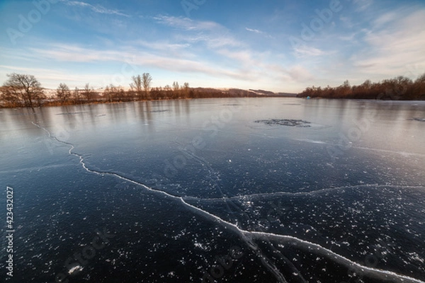 Obraz lake in winter