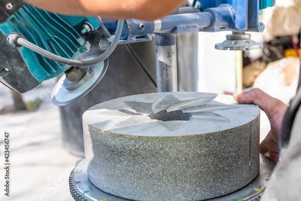 Obraz nixtamal millstone grinding machine