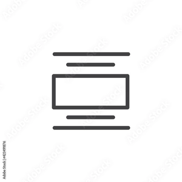 Obraz Accordion icon design for website. Website design business icon.