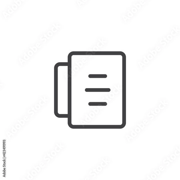 Obraz Pricing table icon illustration vector. Flat icon design.