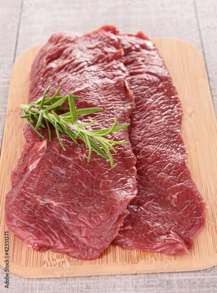 Obraz raw beefsteak