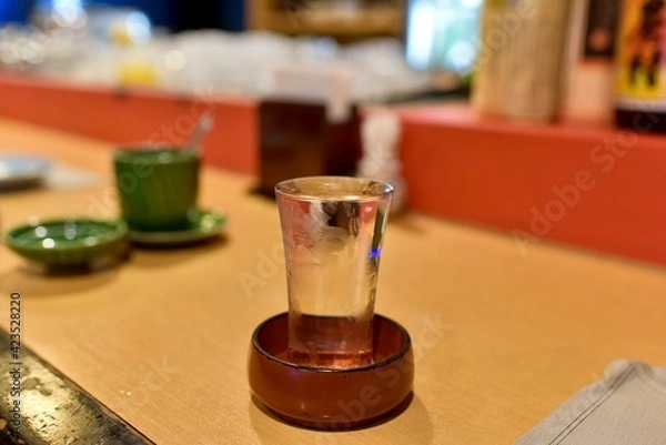 Obraz グラスいっぱいの日本酒