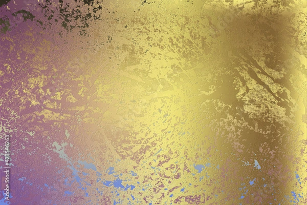 Fototapeta Golden abstract  decorative paper texture  background  for  artwork  - Illustration