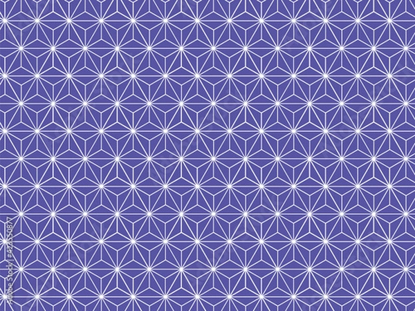 Obraz 麻の葉柄テクスチャ