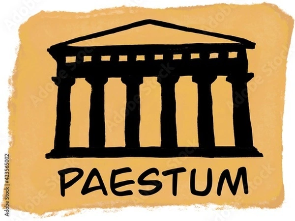 Obraz Paestum yellow