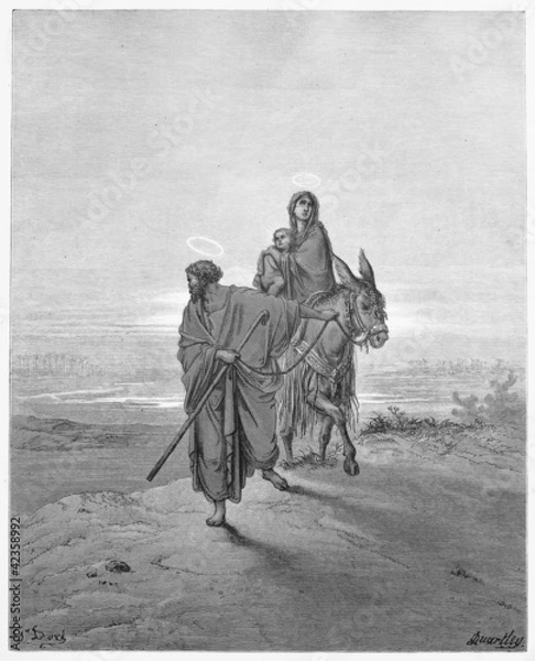 Fototapeta The Flight into Egypt