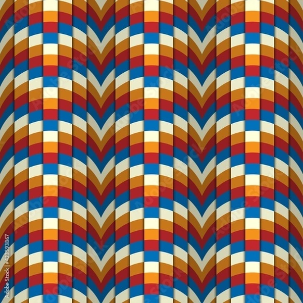 Fototapeta Abstract rectangle pattern