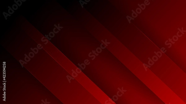 Fototapeta Vector abstract backgroud with overlap layer.