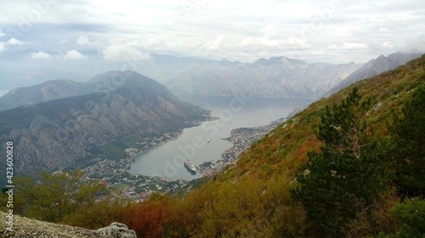 Obraz landscape with clouds