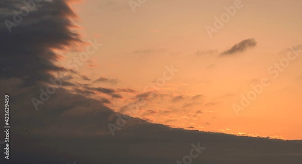 Obraz sunset in the clouds