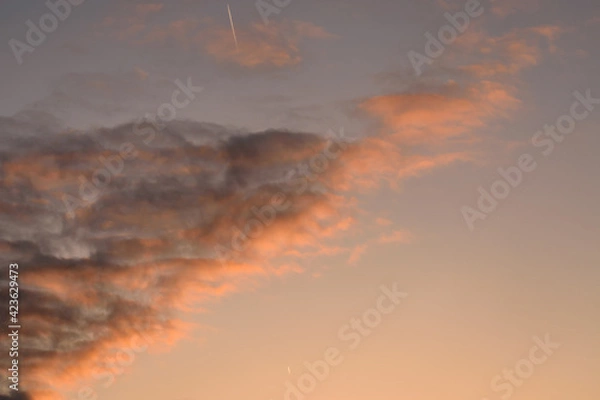 Obraz sunset in the clouds