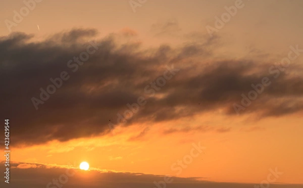 Obraz sunset in the clouds