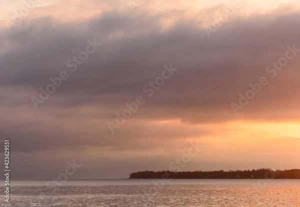 Obraz sunset over the sea