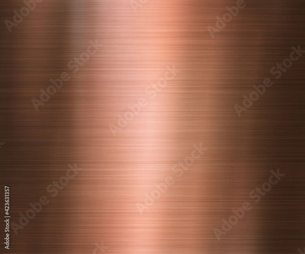 Obraz Brushed copper sheet metal background concept
