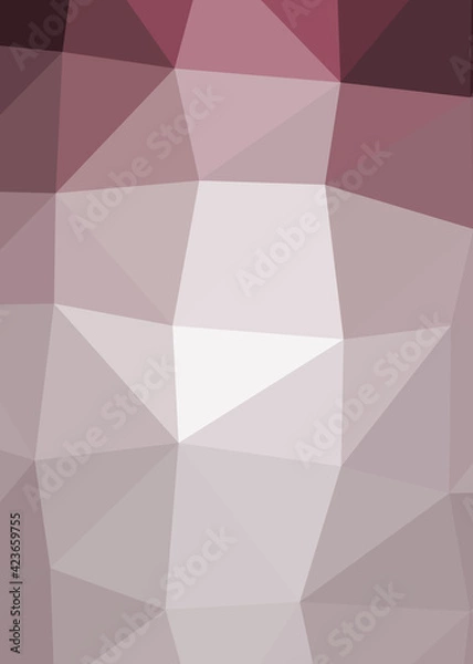 Fototapeta Abstract color Low-Polygones Generative Art background illustration