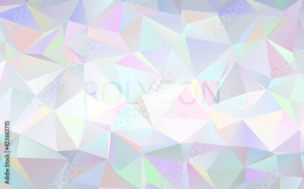 Obraz Polygon Abstract Backgrounds. prism Color Vector Banner. Vector illustration eps10.