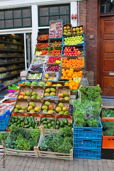 Obraz Vegetable shop in Gorinchem. Netherlands