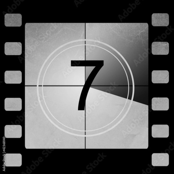 Obraz Film countdown 7
