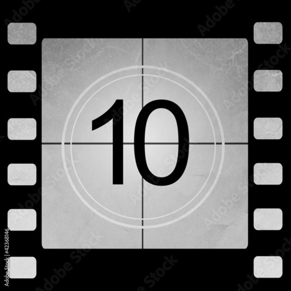 Obraz Film countdown 10