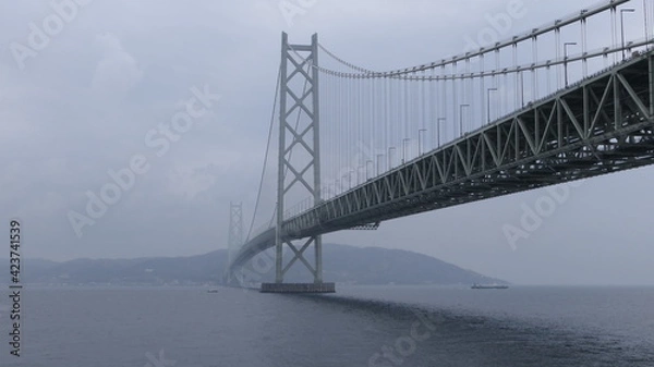Fototapeta Akashi Kaikyō Bridge