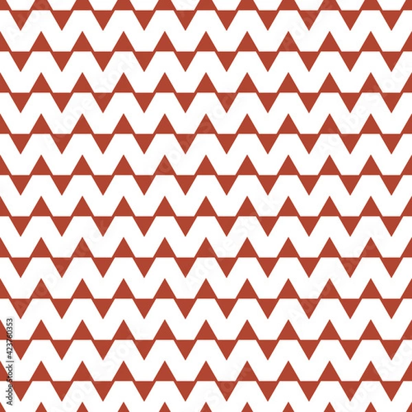 Fototapeta  brown triangles seamless repeat pattern