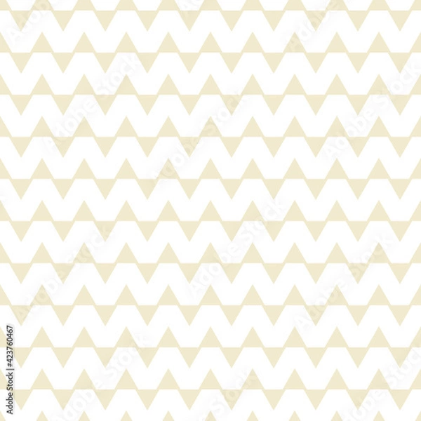 Obraz butter cream triangles seamless repeat pattern